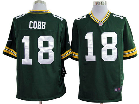 nfl Green Nike Game Jerseys green bay packers 18 cobb